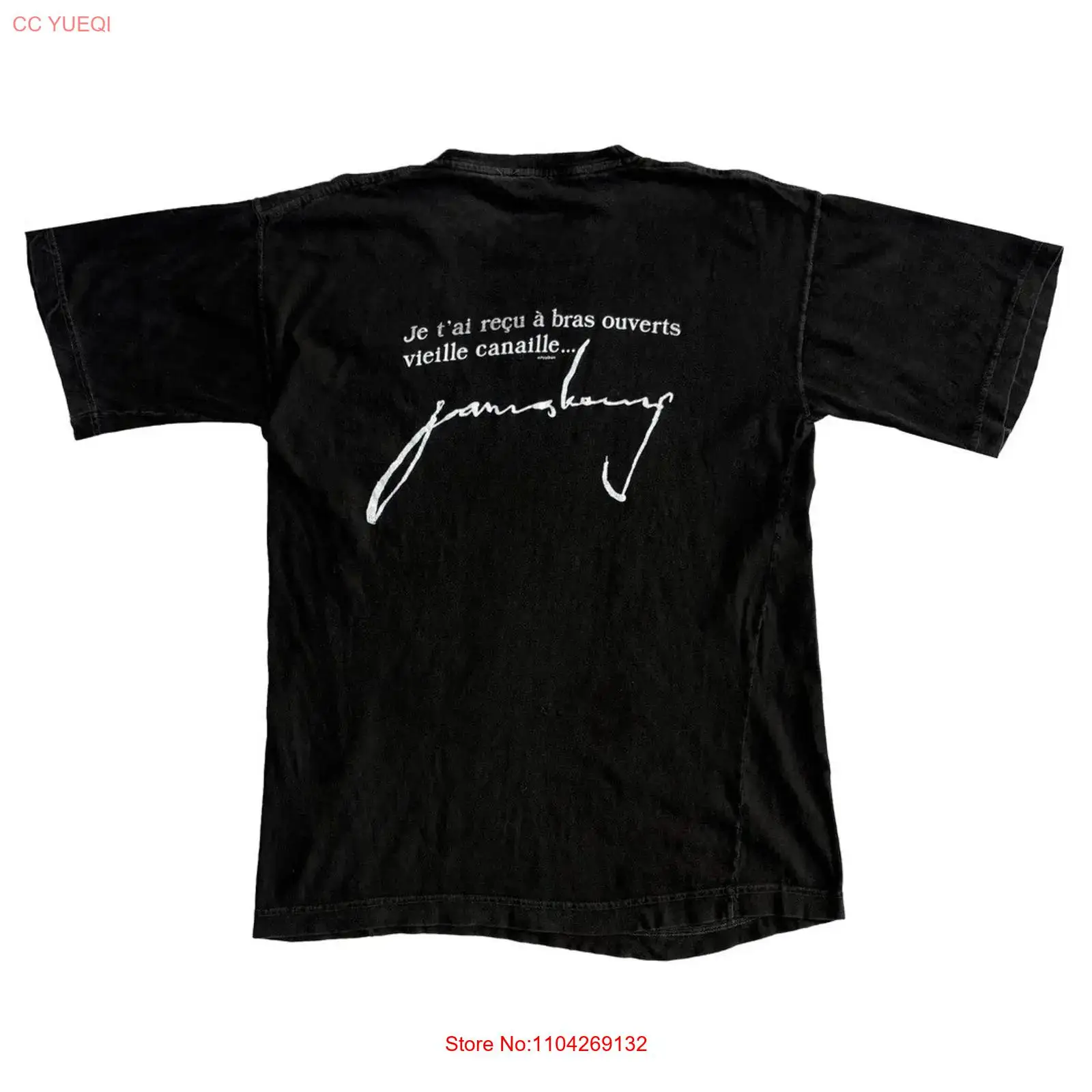 Vintage Flannel Shirt - Serge Gainsbourg 1990 90s Vintage Polygram