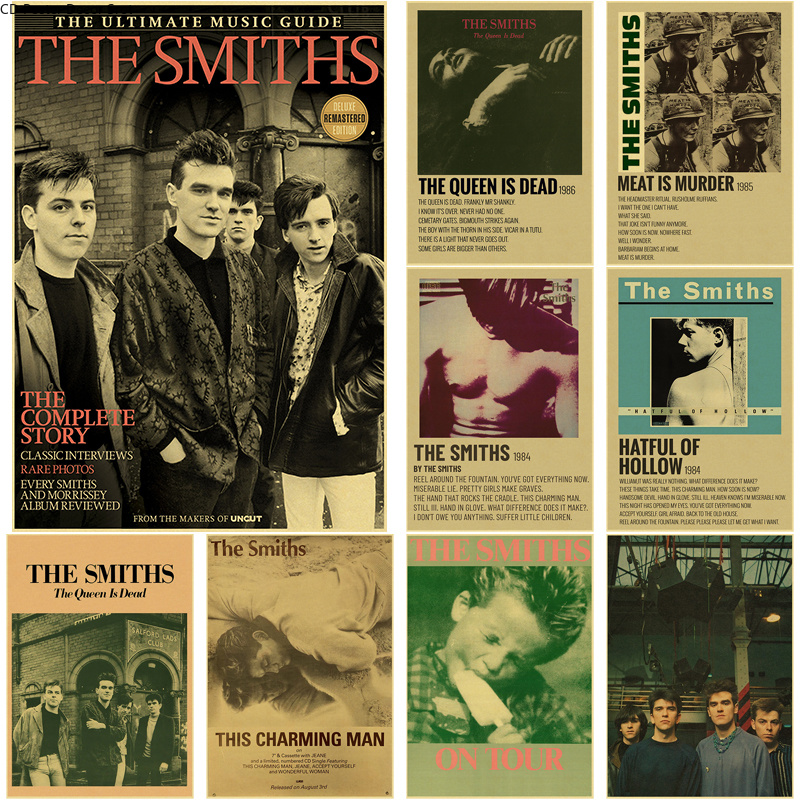 Vintage Fashion Wallpaper - Rock Band The Smiths Retro Poster