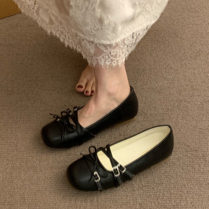 Vintage Fashion Dress - Women Ballet Flats Comfortable Round Toe