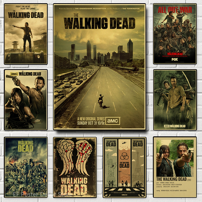 Vintage Fashion Wallpaper - The Walking Dead Poster Rick Grimes/Daryl