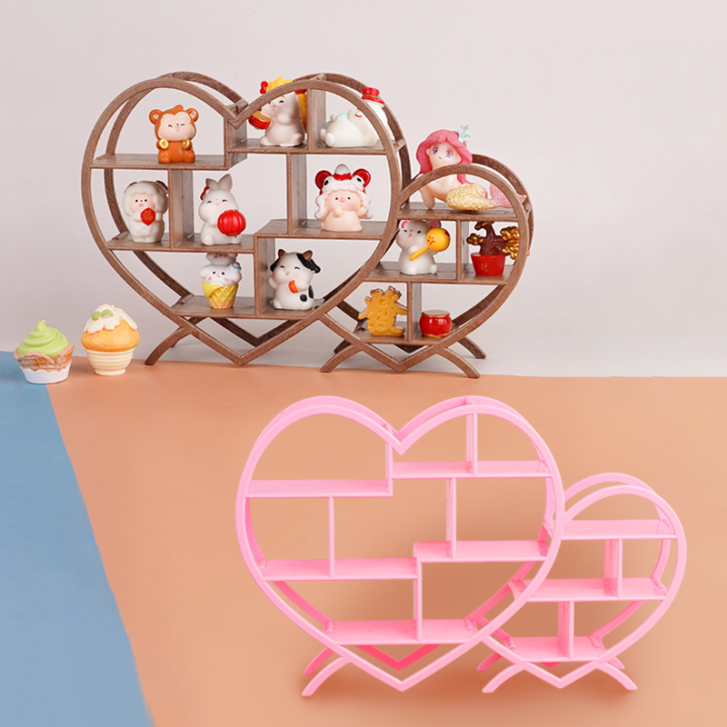 Vintage Fashion Doll - Vintage Mini Heart Shelf Ornament Multilayer