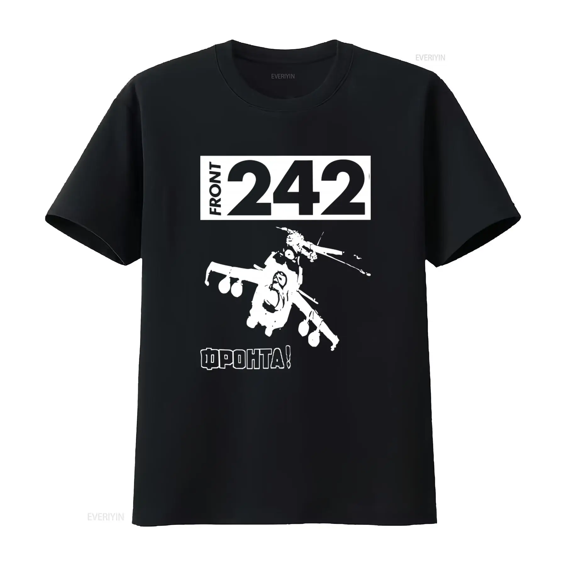 Vintage Flannel Shirt - Front 242 Vintage Rare Original Black