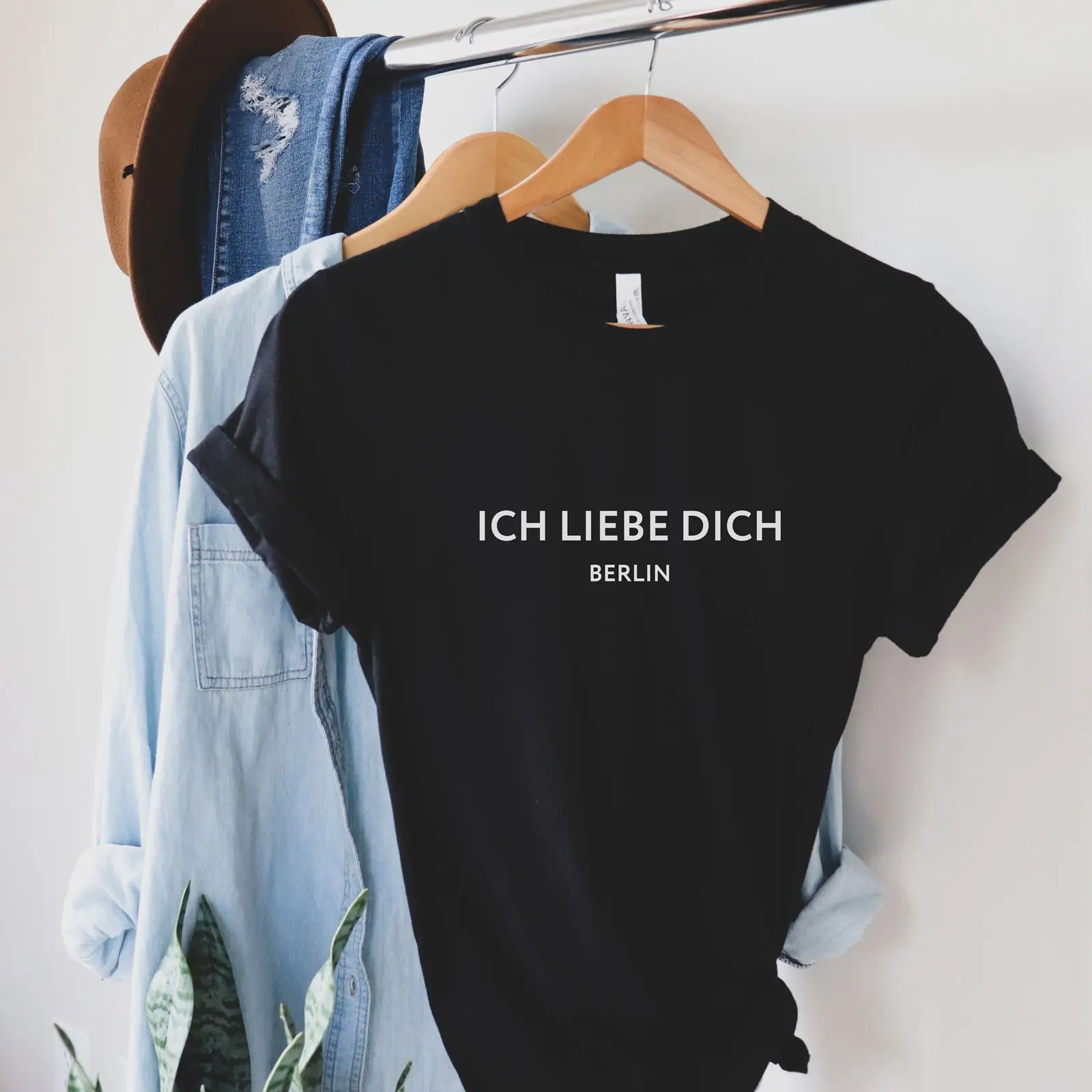 Vintage Fashion Quotes - Ich Liebe Dich T Shirt Berlin