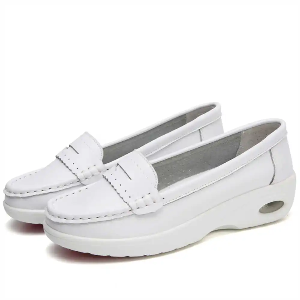 Thick Sole Slipon White Traine - Vintage Fashion Brands Uk avaliação e preço