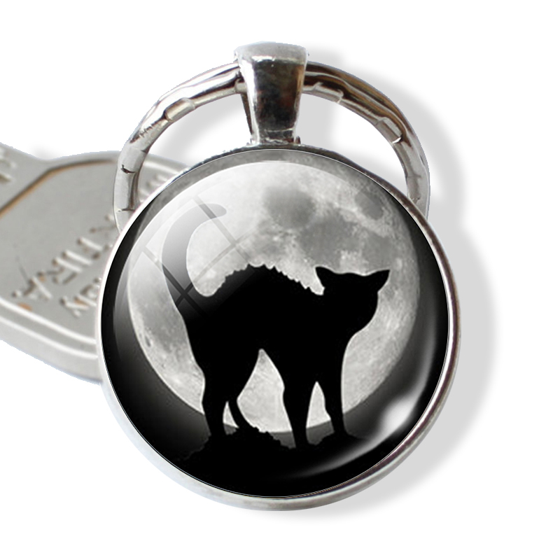 BLACK CAT Quote Keychain Lover - Vintage Fashion Quotes avaliação e preço