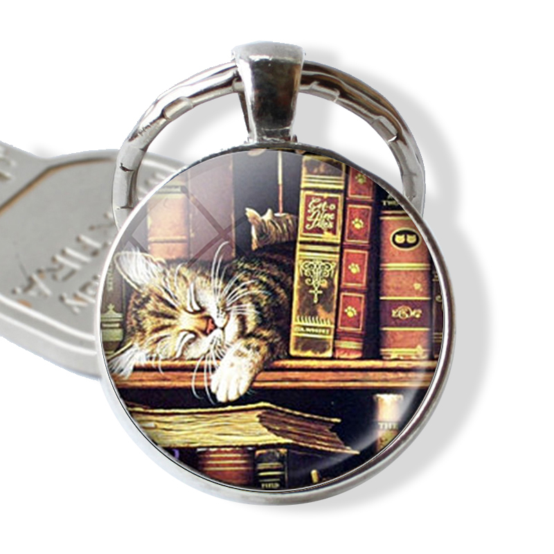 BLACK CAT Quote Keychain Lover - Vintage Fashion Quotes avaliação e preço