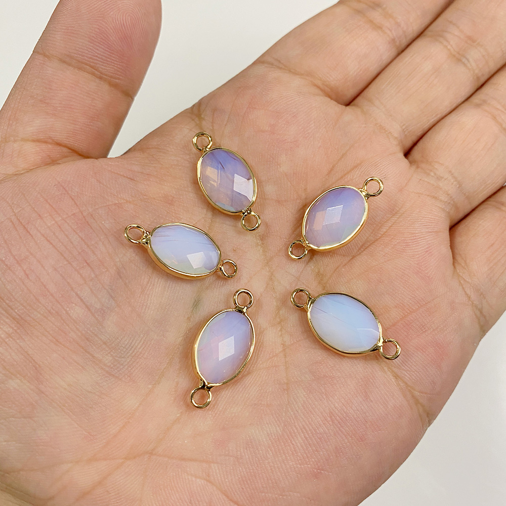 3Pcs Faceted Natural Stone Pen - Vintage Fashion Jewelry Necklaces avaliação e preço