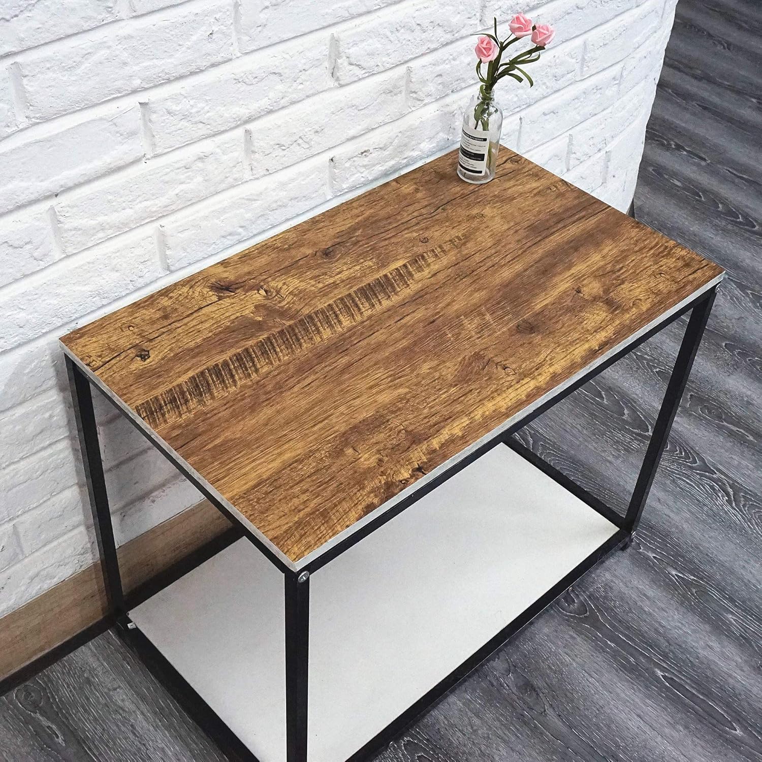 Black wood grain thickening wa - Vintage Fashion Wallpaper avaliação e preço