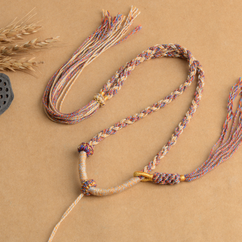 Women Necklace Cotton Thread P - Vintage Fashion Jewelry Necklaces avaliação e preço