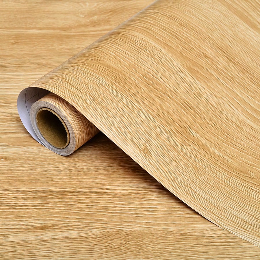 55cm Wide Wood Grain Vinyl Wal - Vintage Fashion Wallpaper avaliação e preço