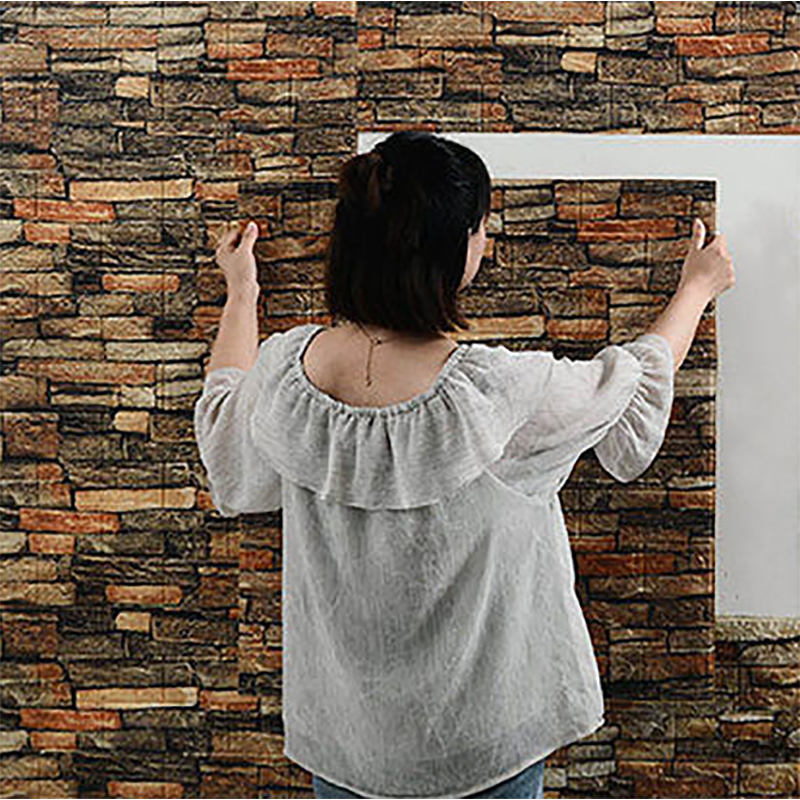 12Pcs 35*30cm High Quality 3D  - Vintage Fashion Wallpaper avaliação e preço