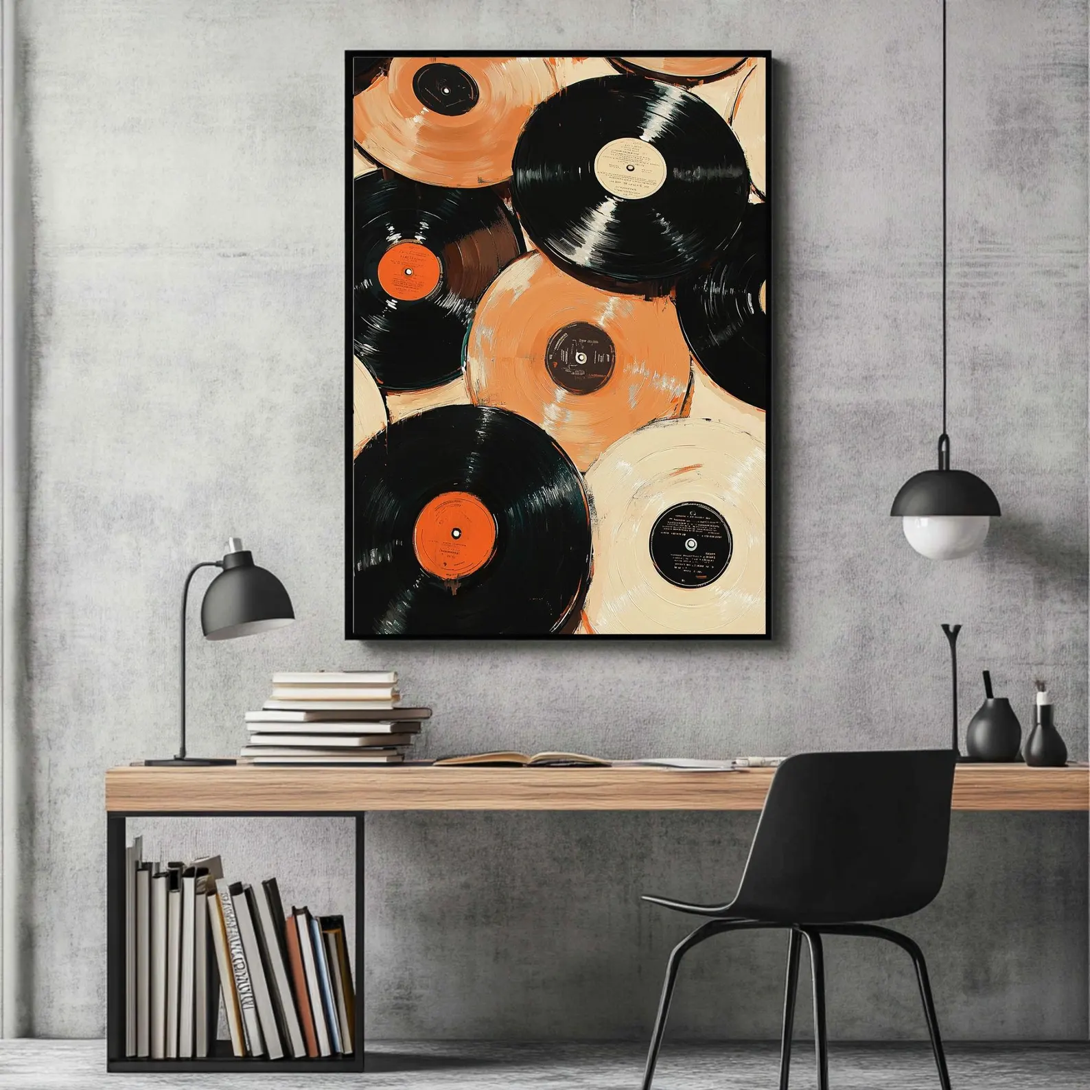 Vintage Record Eclectic Wall A - Vintage Fashion Wall Art avaliação e preço