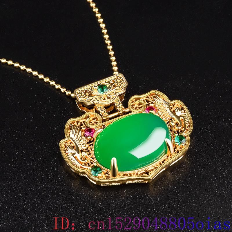 Green Real Jade Ruyi Pendant N - Vintage Fashion Jewelry Necklaces avaliação e preço