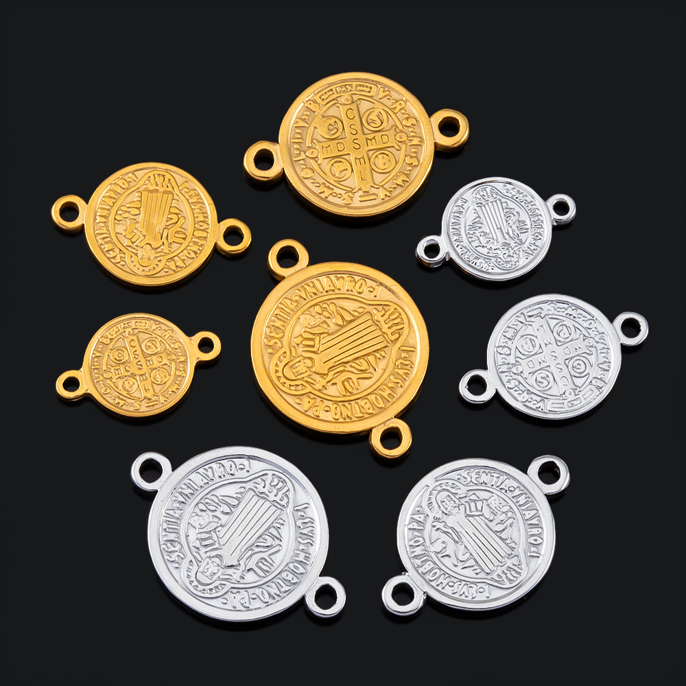 5pcs Stainless Steel Cross Dou - Vintage Fashion Jewelry Necklaces avaliação e preço