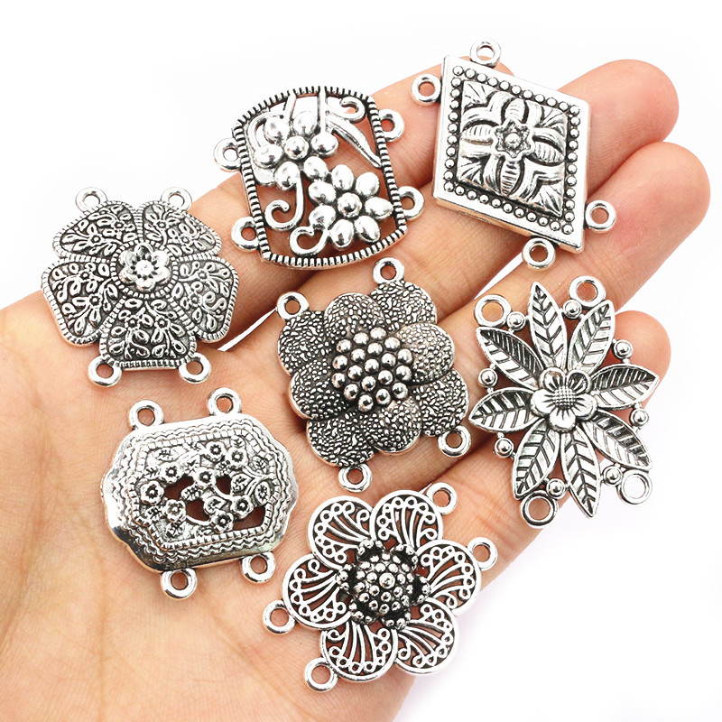 10pcs Antique Silver Color Vin - Vintage Fashion Jewelry Necklaces avaliação e preço