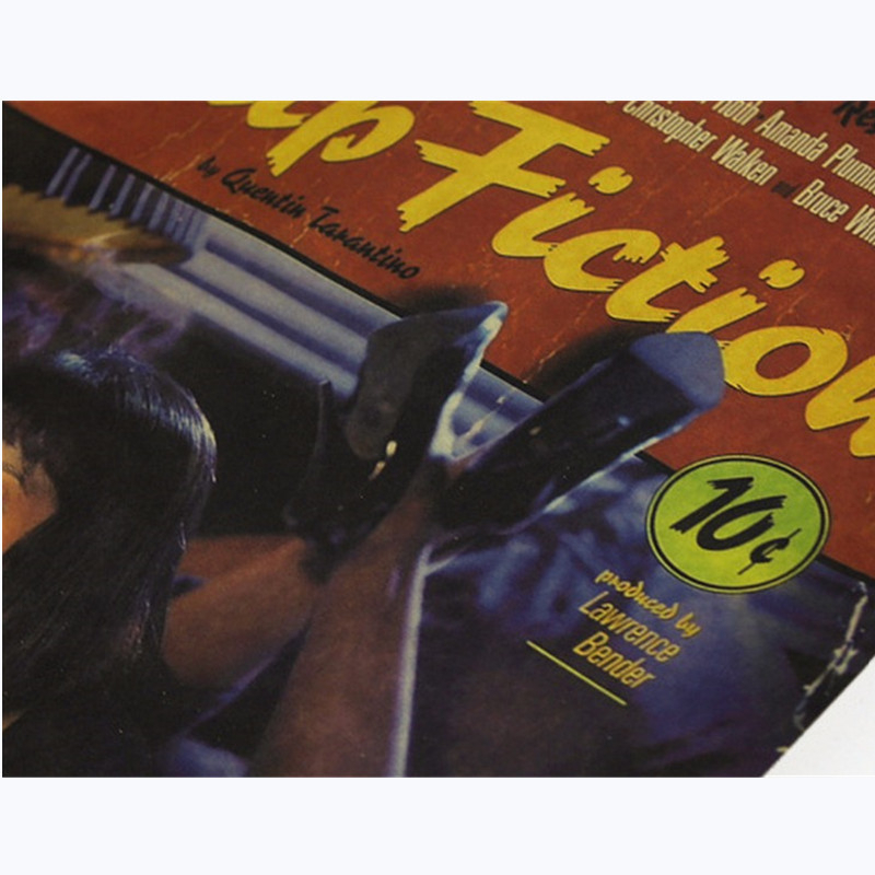 Pulp Fiction Vintage Poster Re - Vintage Fashion Wallpaper avaliação e preço