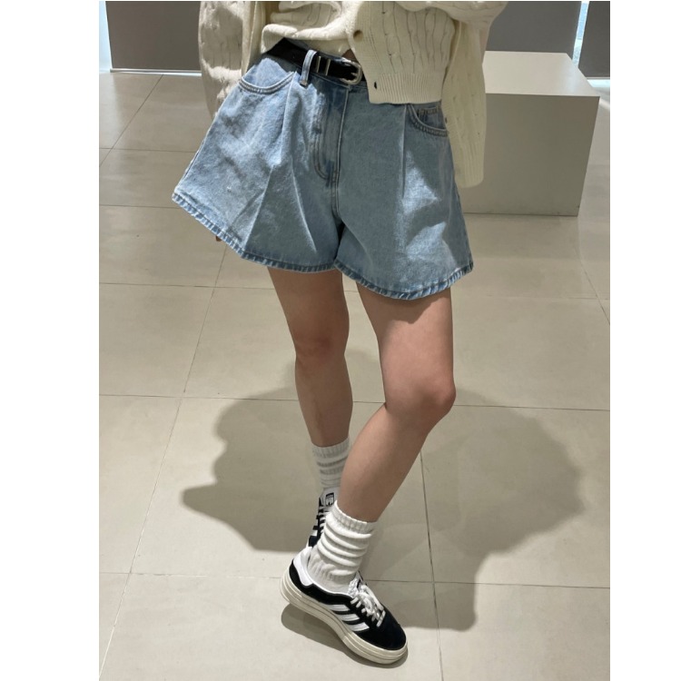 High Waist Denim Shorts Minima - Vintage Fashion Influencer avaliação e preço