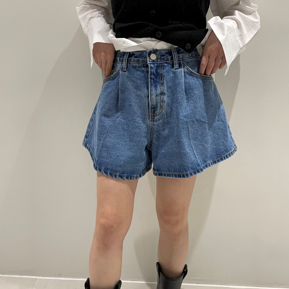 High Waist Denim Shorts Minima - Vintage Fashion Influencer avaliação e preço