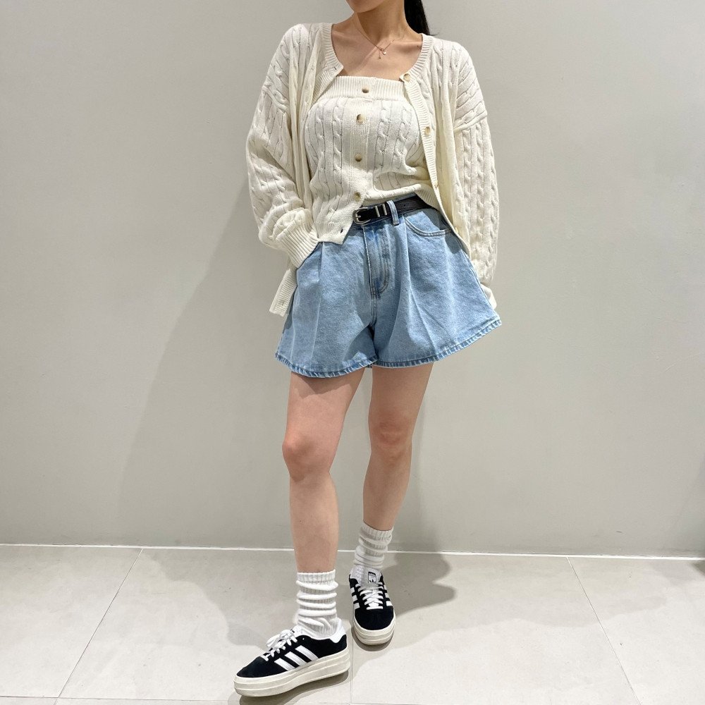 High Waist Denim Shorts Minima - Vintage Fashion Influencer avaliação e preço