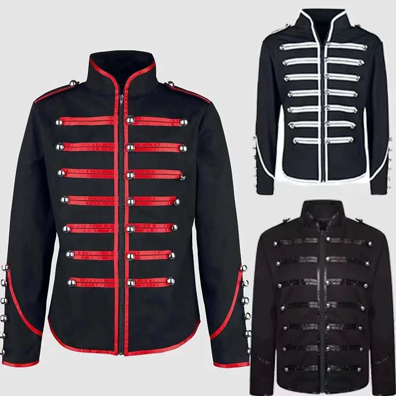 Men's Steampunk Rockstar Jacke - Vintage Fashion Dress avaliação e preço