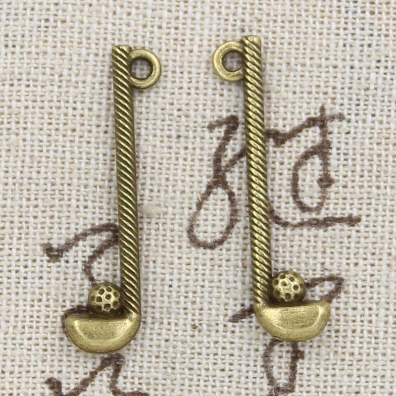 25pcs Charms Golf Club Ball 32 - Vintage Fashion Club Photos avaliação e preço