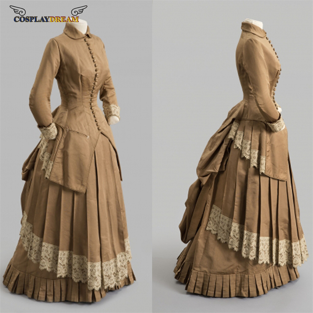 19th Century Fashion dress Vic - Vintage Fashion Dress avaliação e preço