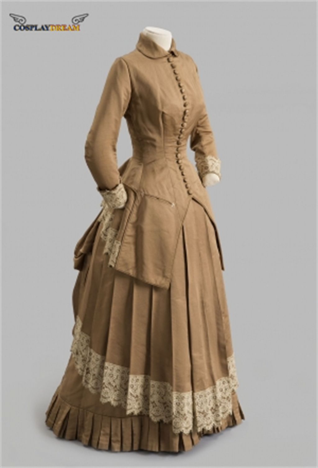 19th Century Fashion dress Vic - Vintage Fashion Dress avaliação e preço