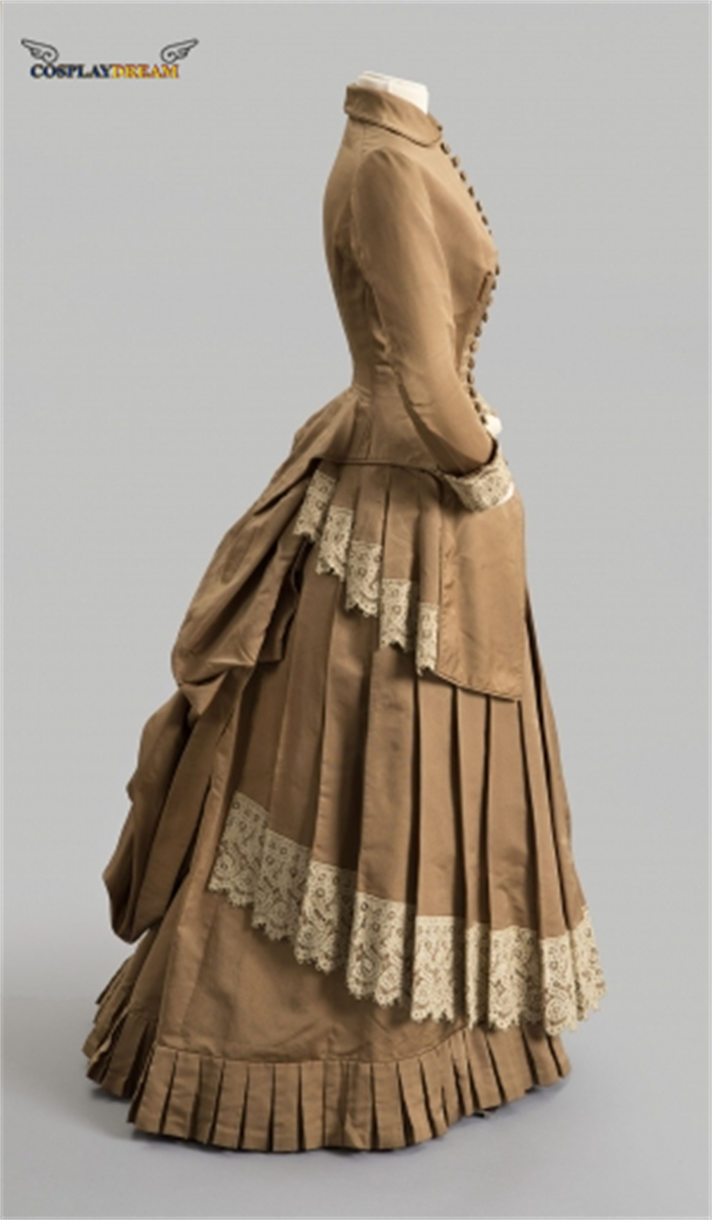 19th Century Fashion dress Vic - Vintage Fashion Dress avaliação e preço