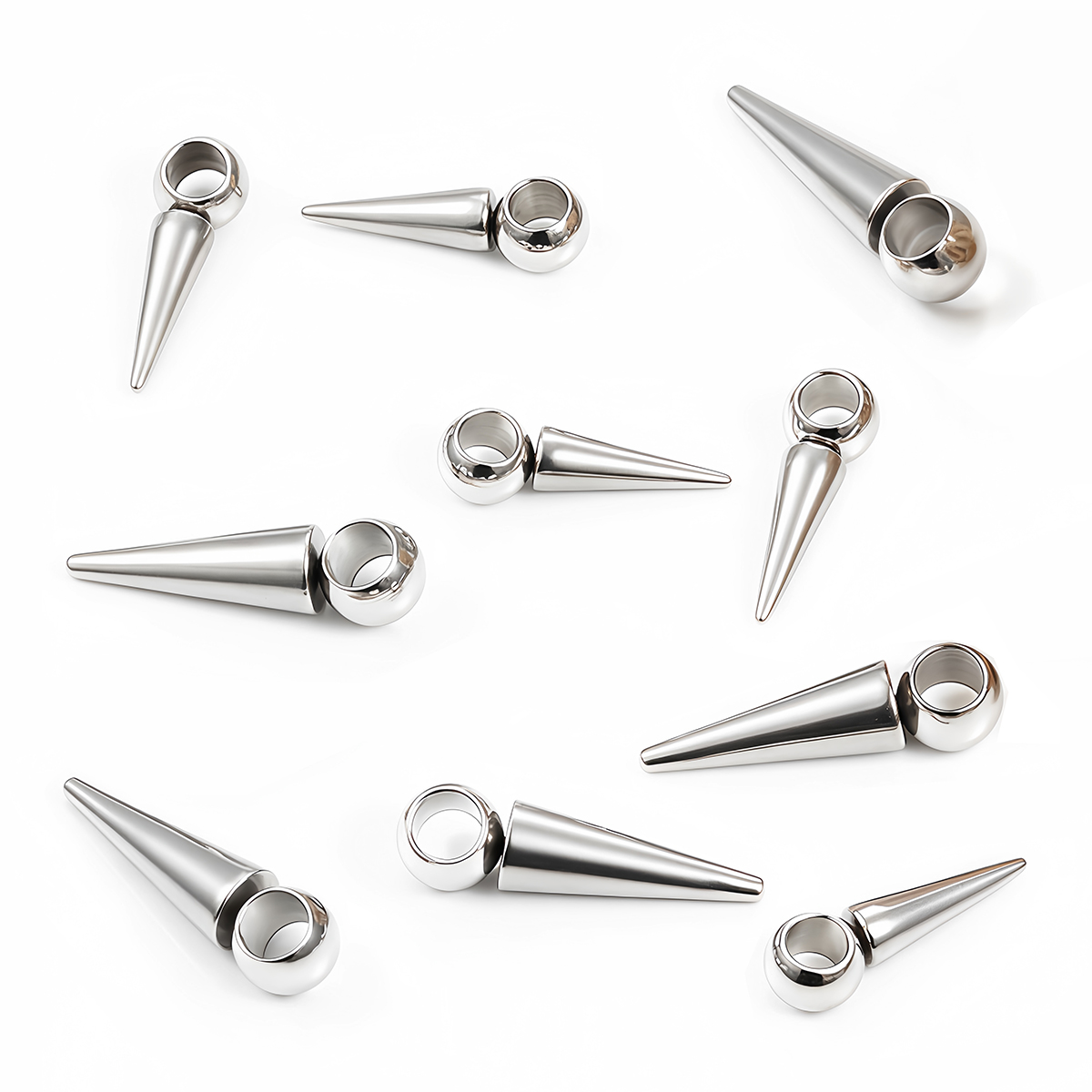 10pcs Retro Cone Charms Pendan - Vintage Fashion Jewelry Necklaces avaliação e preço