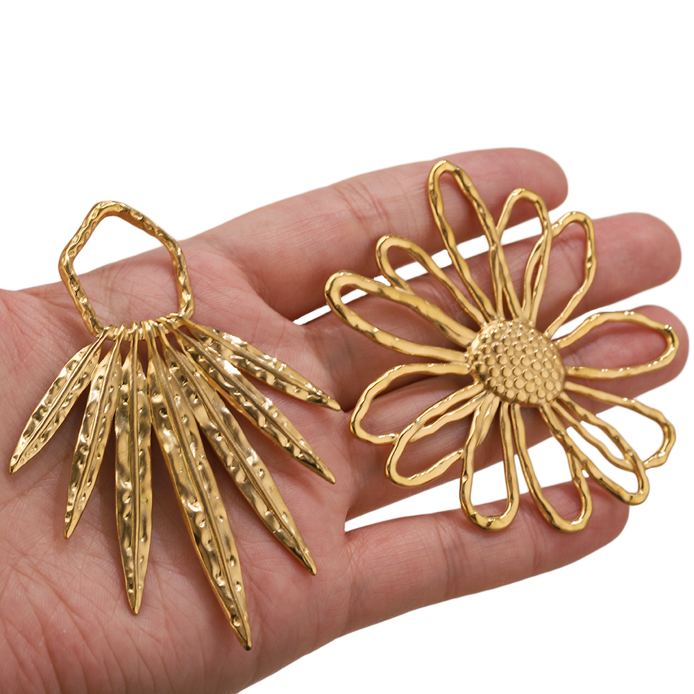 5pcs Stainless Steel Flower Ch - Vintage Fashion Jewelry Necklaces avaliação e preço