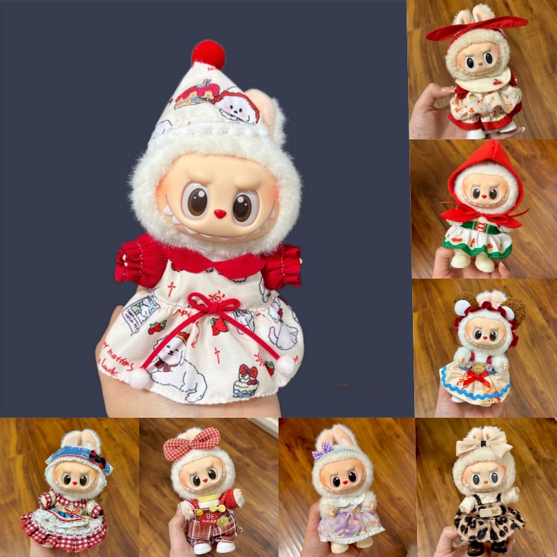 Mini Plush Cute Clothes For 17 - Vintage Fashion Doll avaliação e preço