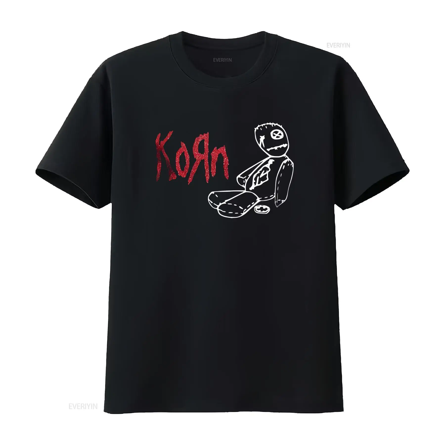 Korn Red Glitter Baby T Shirt  - Vintage Fashion Doll avaliação e preço