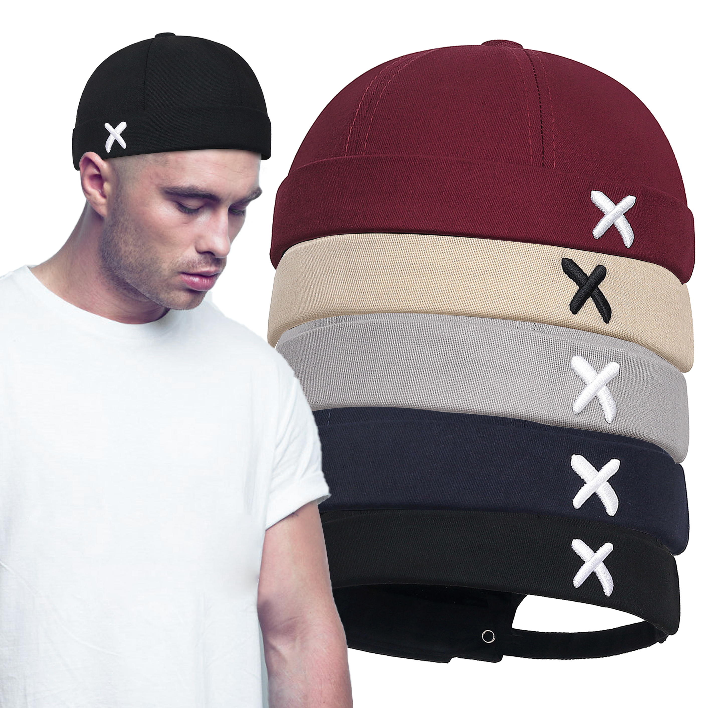 Men Hip Hop Hats Vintage Beani - Vintage Fashion Hats avaliação e preço