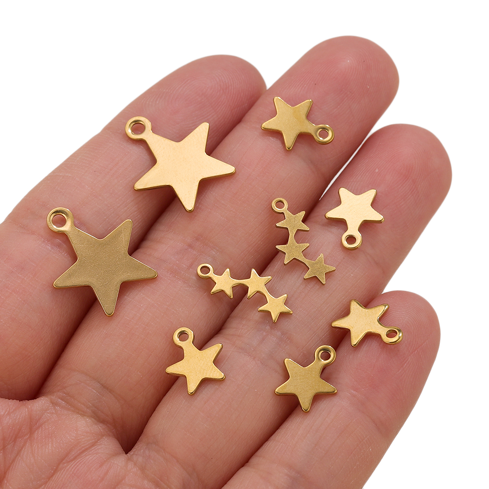 20pcs/lot Star Charms for Jewe - Vintage Fashion Jewelry Necklaces avaliação e preço