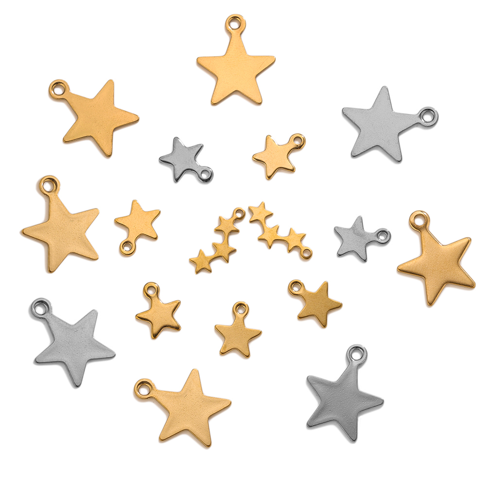 20pcs/lot Star Charms for Jewe - Vintage Fashion Jewelry Necklaces avaliação e preço