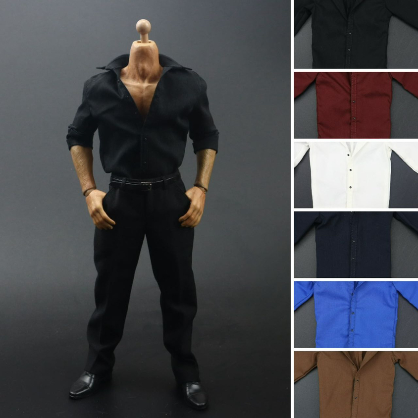 1/6 Soldier Solid Color Shirt  - Vintage Fashion Doll avaliação e preço