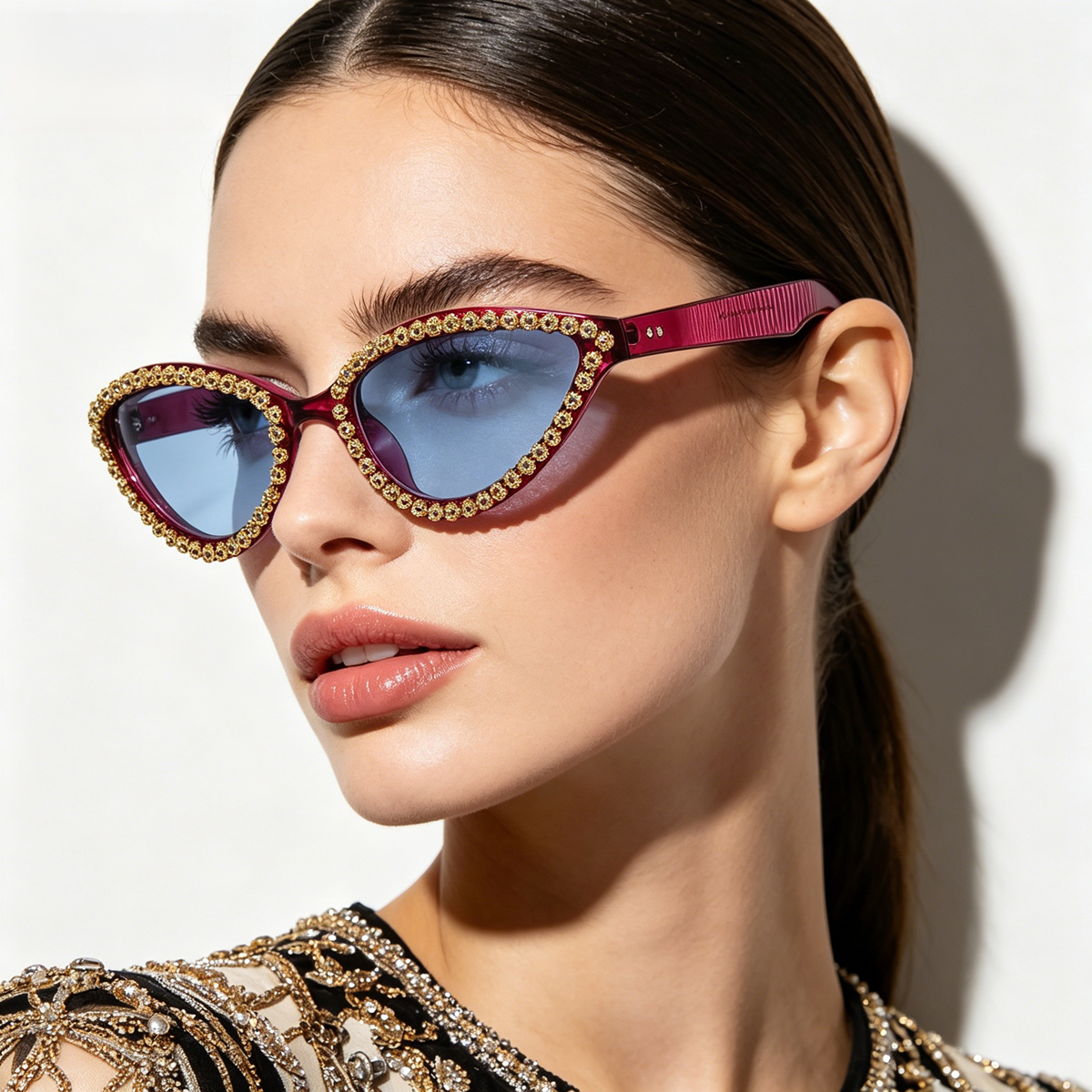 Retro Small Cat Eye Sunglasses - Vintage Fashion Club Photos avaliação e preço