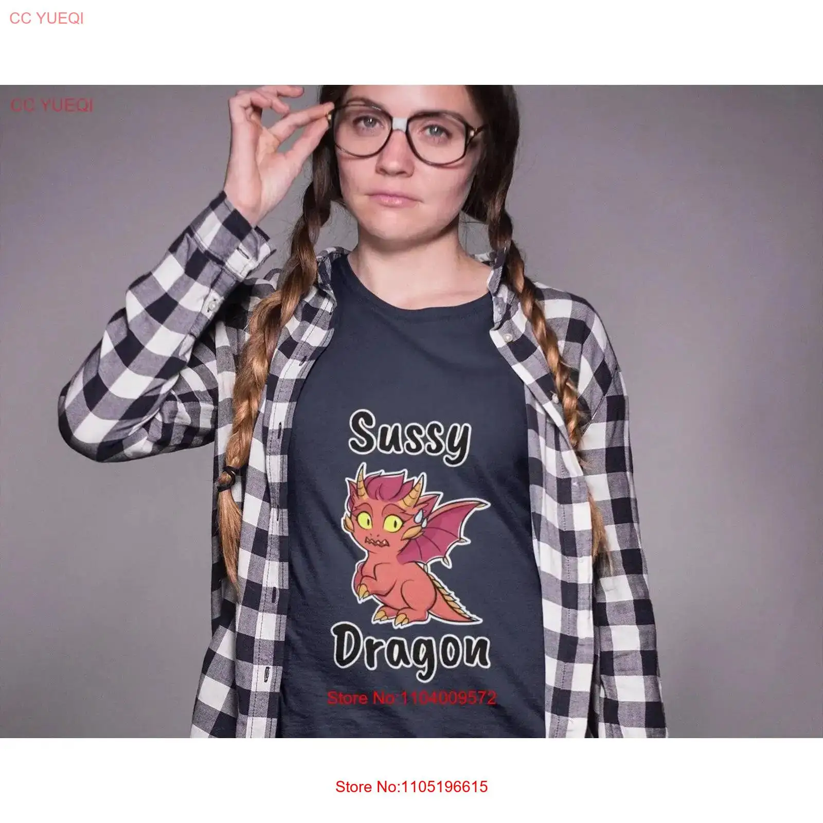Sussy Dragon T Shirt fun gift  - Vintage Fashion Eu avaliação e preço