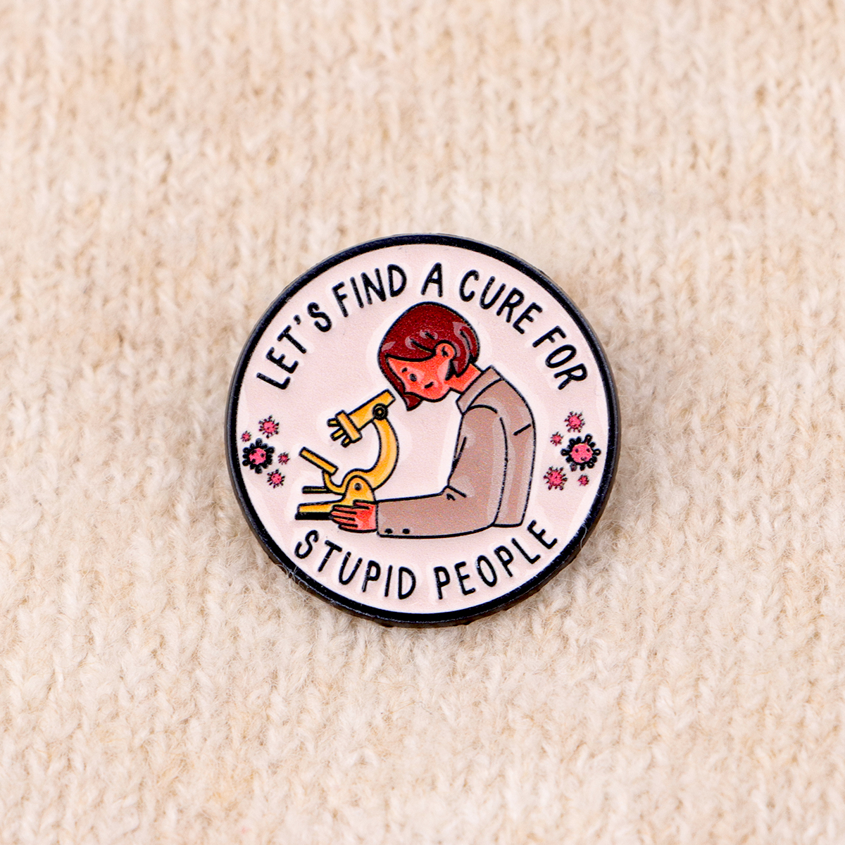 “Good Girl” Quotes Enamel Pin  - Vintage Fashion Quotes avaliação e preço