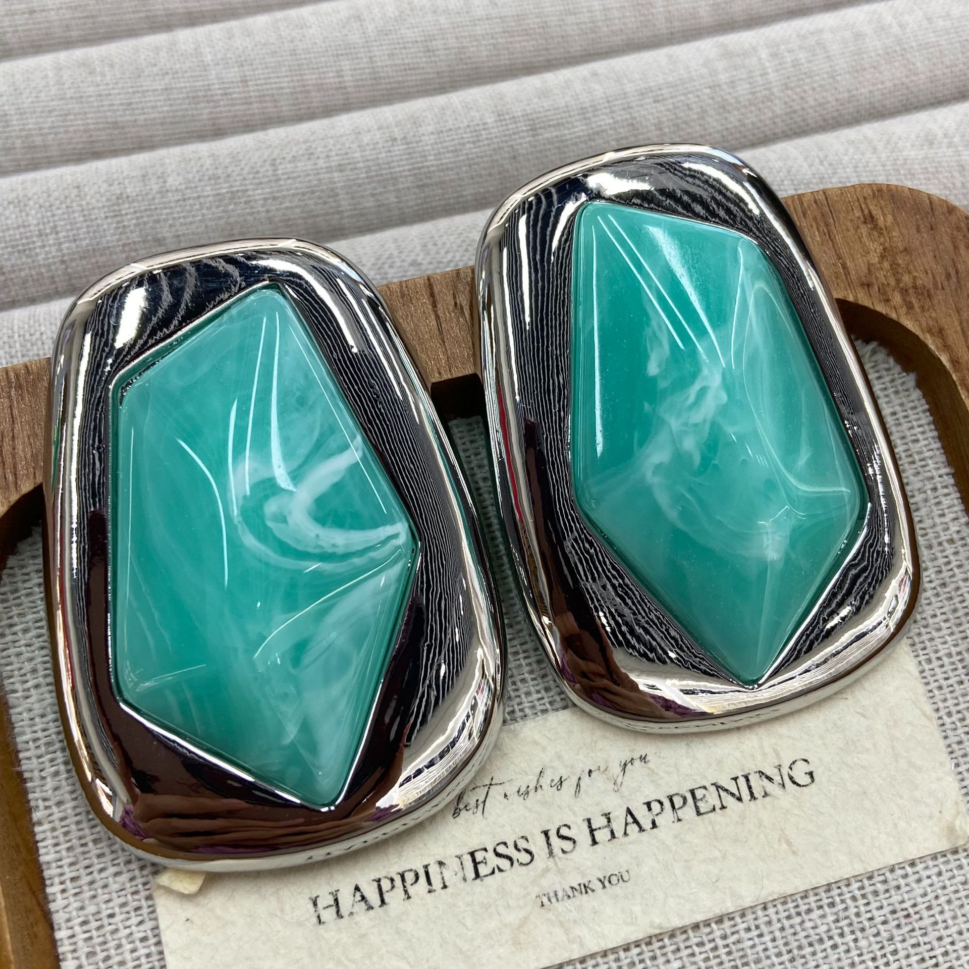 2026 Vintage Fashion Stone Ear - Vintage Fashion Influencer avaliação e preço