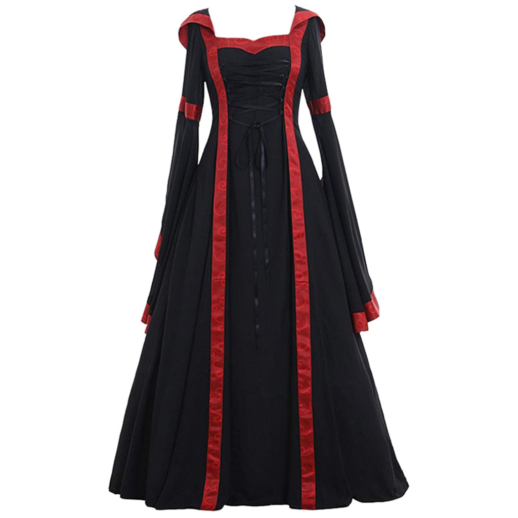 Women's Halloween Dressing Fas - Vintage Fashion Dress avaliação e preço
