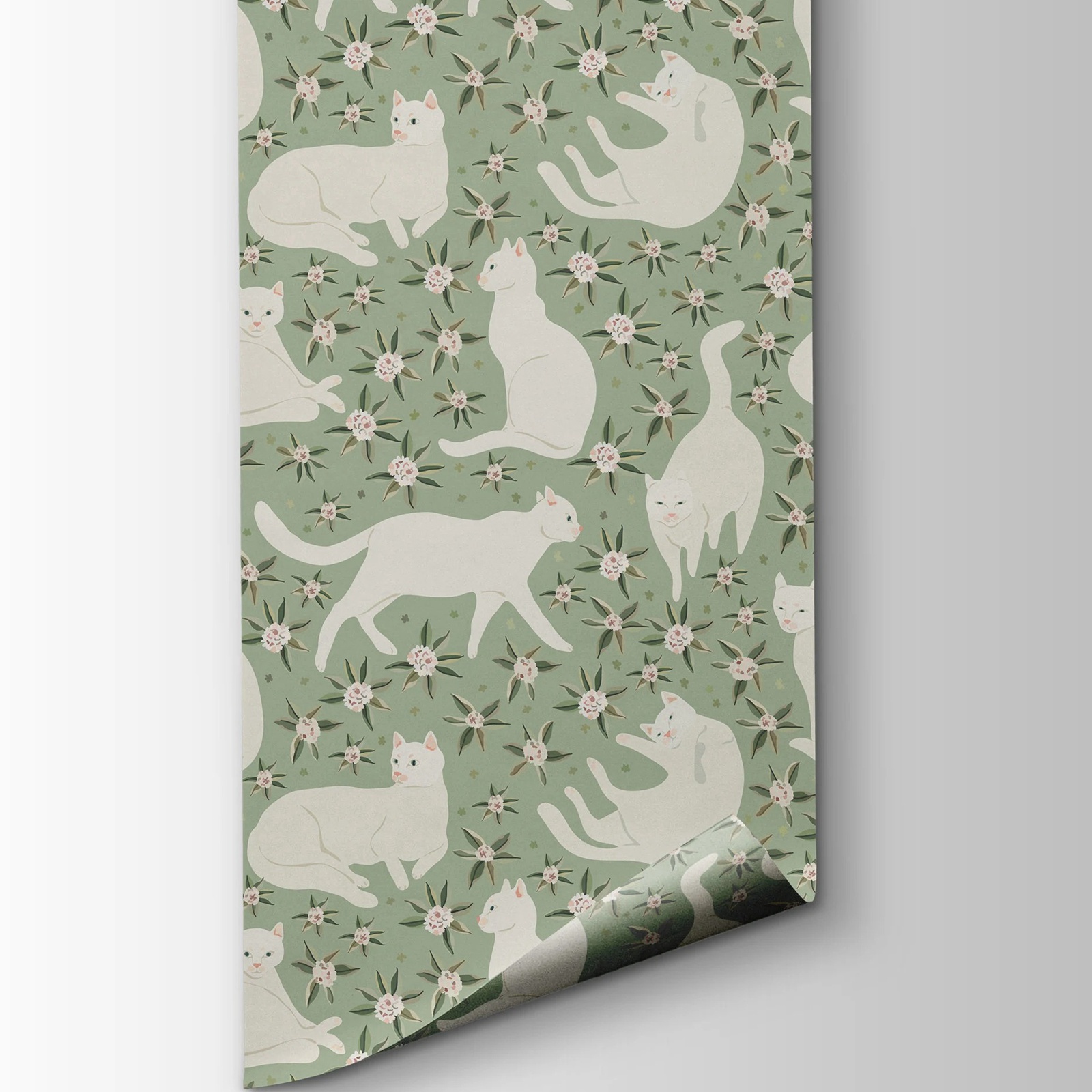 Vintage Wallpaper Cute Cat, Pe - Vintage Fashion Wallpaper avaliação e preço