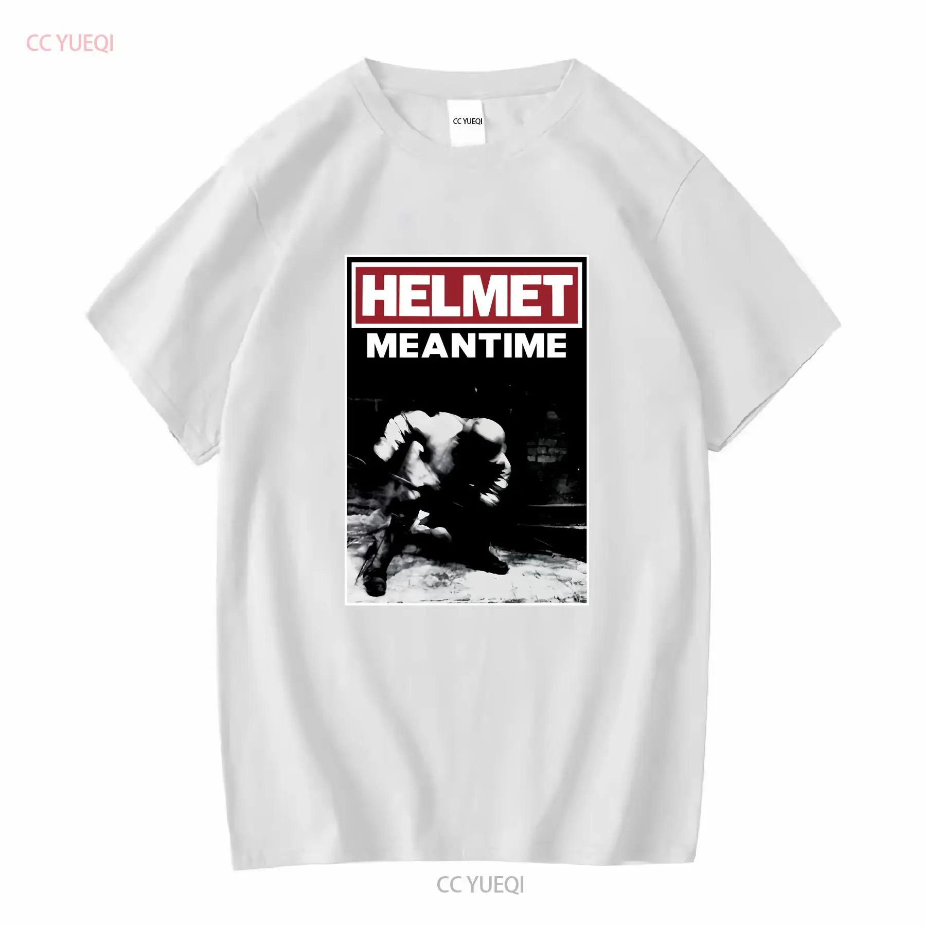 Helmet Meantime T shirt rock b - Vintage Flannel Shirt avaliação e preço