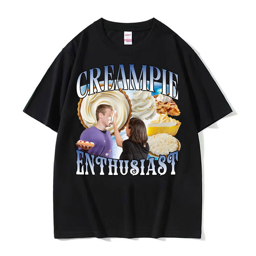 Funny Cream Pie Enthusiast Mem - Vintage Fashion Eu avaliação e preço