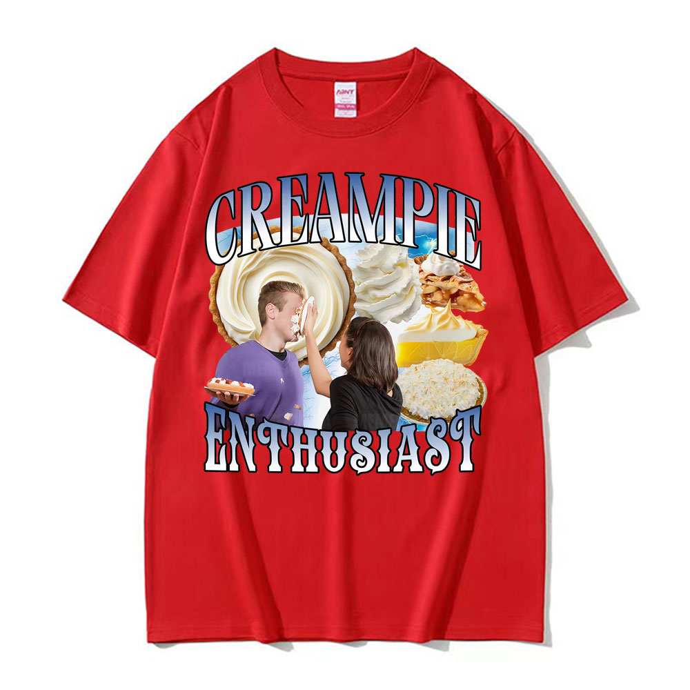 Funny Cream Pie Enthusiast Mem - Vintage Fashion Eu avaliação e preço