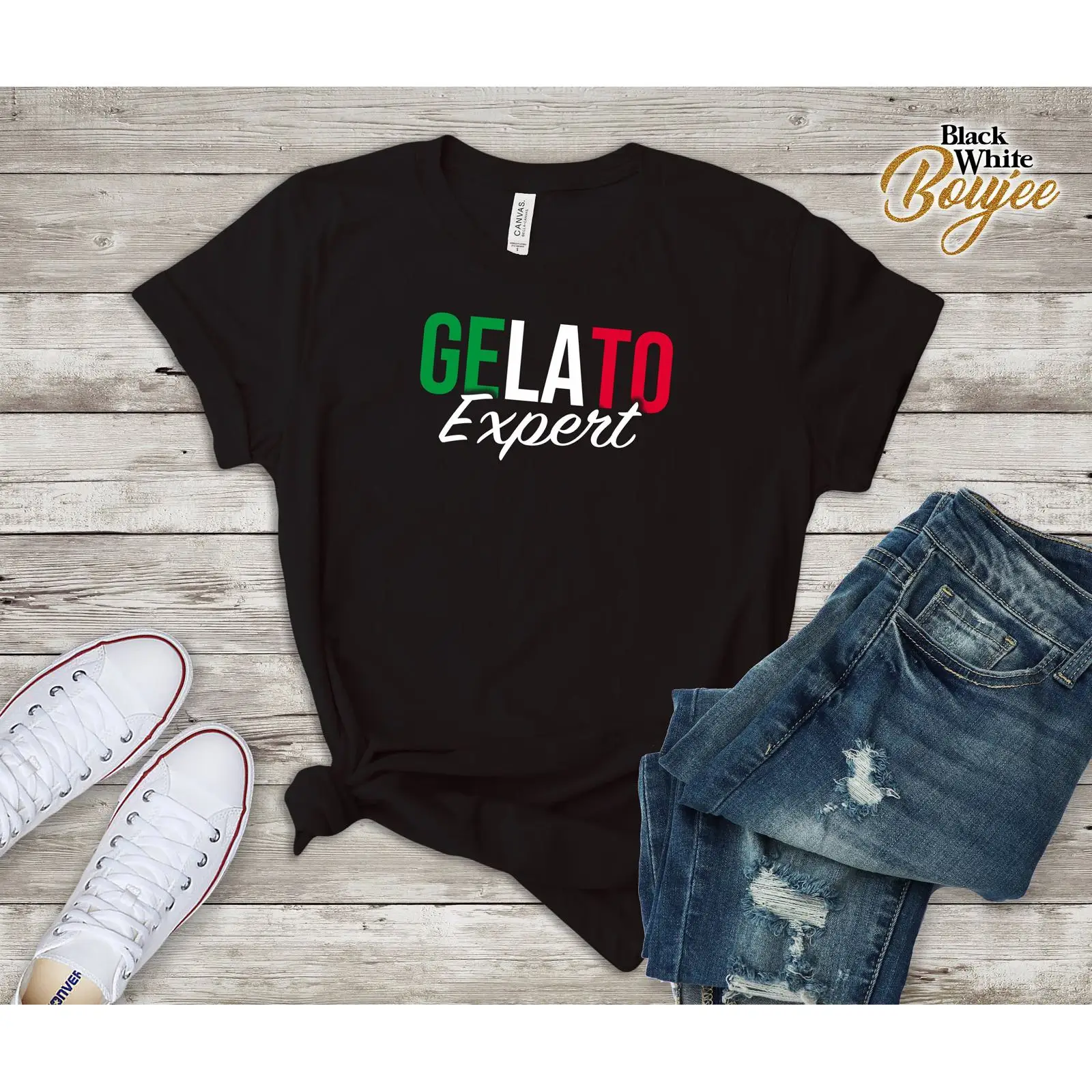 GELATO Ice Cream Expert T Shir - Vintage Fashion Expert avaliação e preço