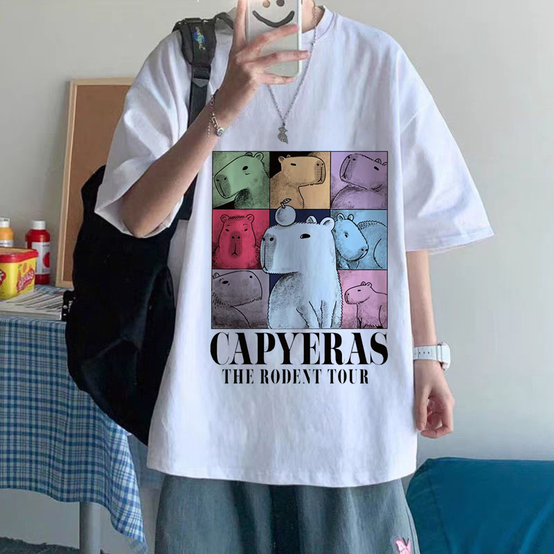 Funny Mange Printed Shirt Cart - Vintage Fashion Eu avaliação e preço