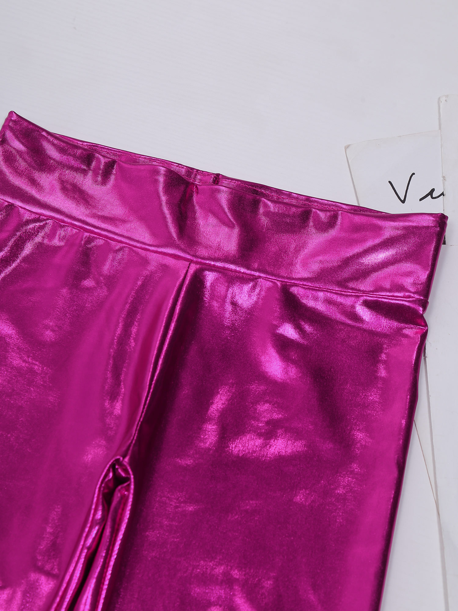 Kids Girls Shiny Metallic Flar - Wide Leg Trouser 70S avaliação e preço