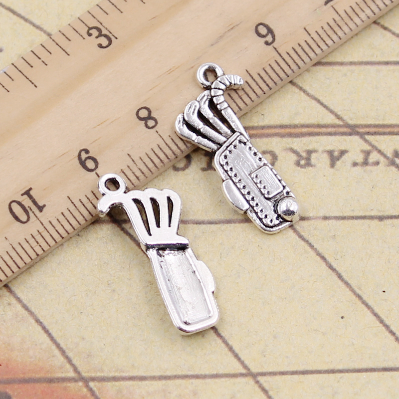 20pcs Charms Golf Bag Clubs 25 - Vintage Fashion Club Photos avaliação e preço