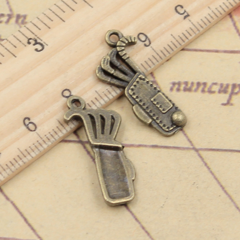 20pcs Charms Golf Bag Clubs 25 - Vintage Fashion Club Photos avaliação e preço